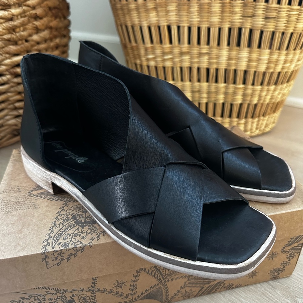 Free People Sun valley sandals shoes 38 39.5 (8, 9.5) - Picture 6 of 12